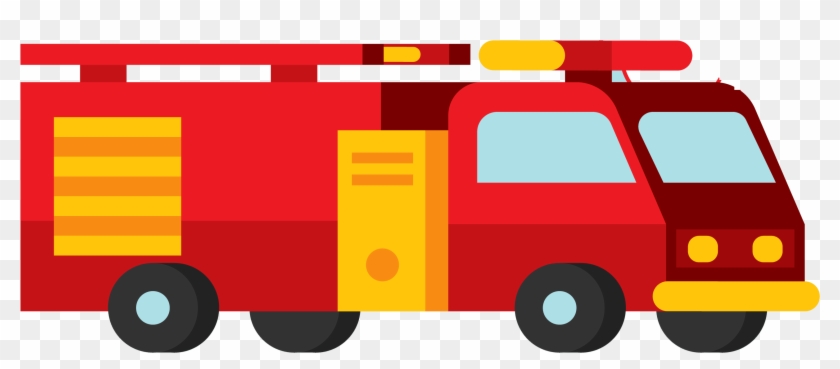 Fire Truck Clipart Firefigher - Car Fire Extinguisher Clipart - Png Download #1490024