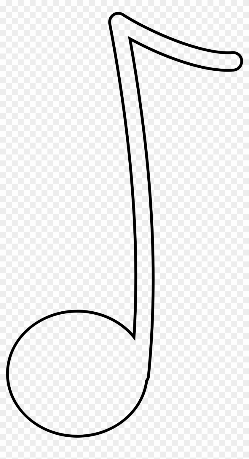 White Music Note Clip Art - Png Download