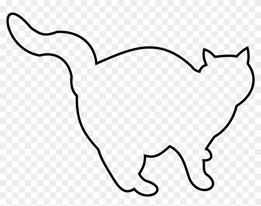 1974 X 1467 11 - Outline Of A Fat Cat Clipart #1490366