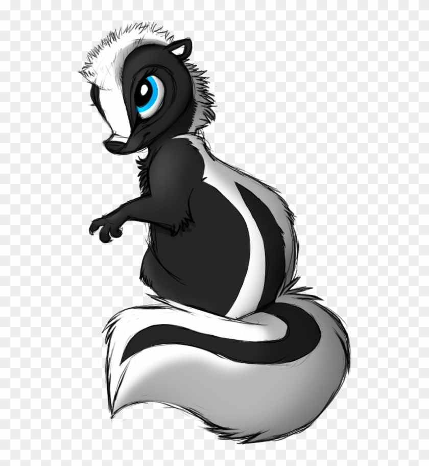 Skunk Png - Skunk Drawing Clipart #1490473