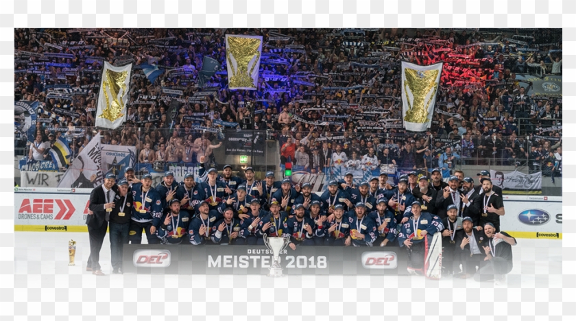Club - Ehc Red Bull München Meister 2018 Clipart #1490621