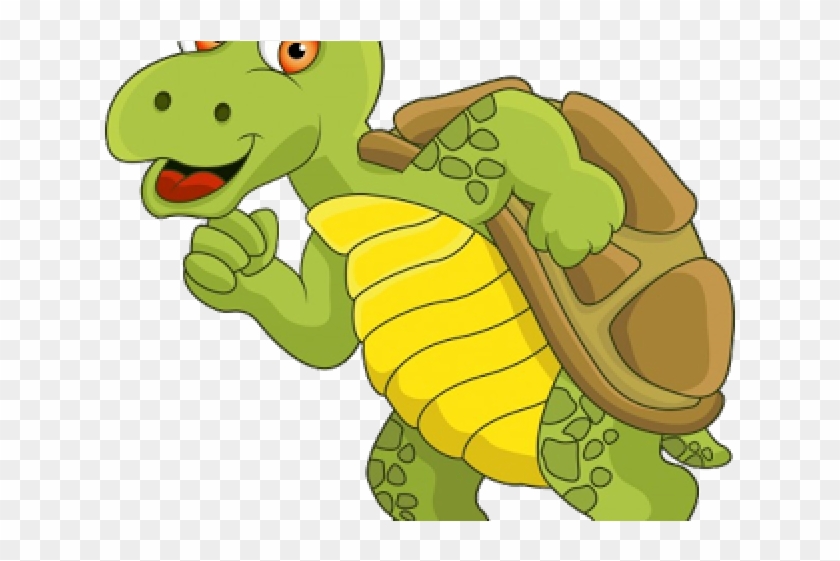 Turtoise Clipart Rabbit And Tortoise - Funny Cartoon Pictures Of Turtles - Png Download