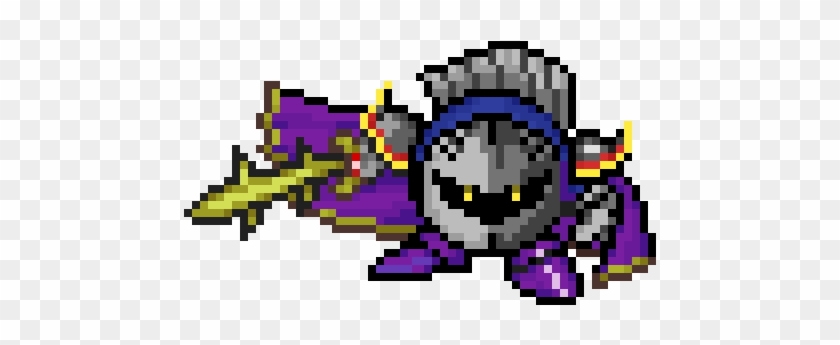 Meta Knight - Good Pixel Art Warrior Clipart #1491176