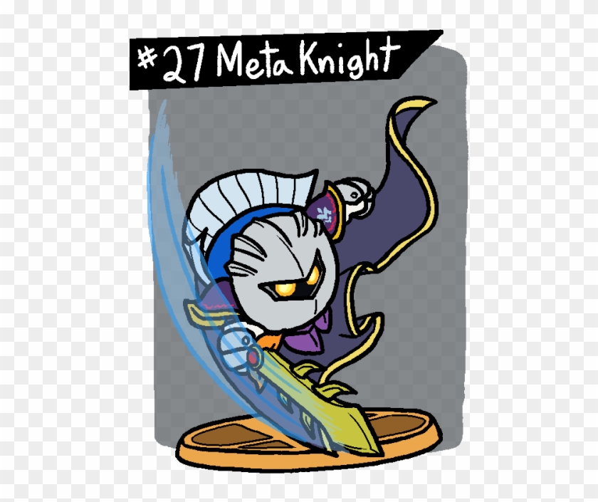 Meta Knight Is Just A Kirby In Clothes, Which Seems - Cartoon Clipart #1491407