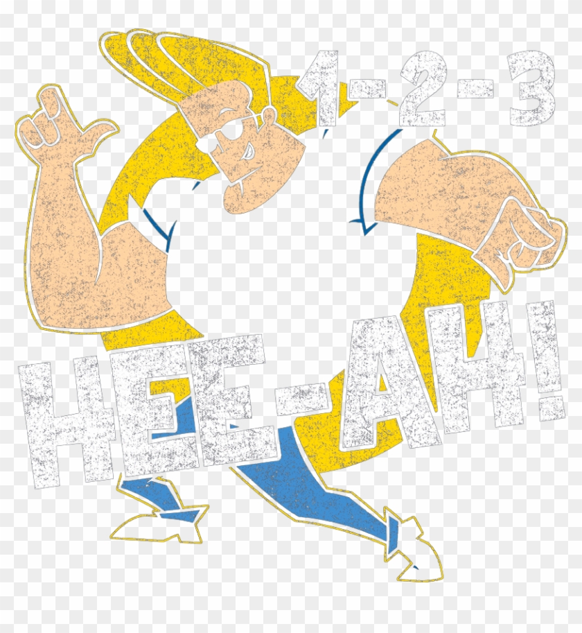Johnny Bravo 123 Men's Ringer T-shirt - Cartoon Clipart