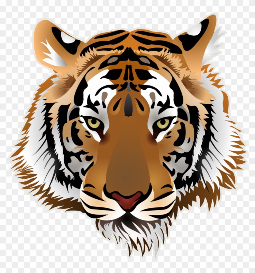 Return Home - Tiger Head Vector Free Clipart