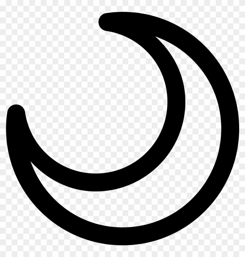 Cresent Moon Png - Half Drawing Moon Clipart