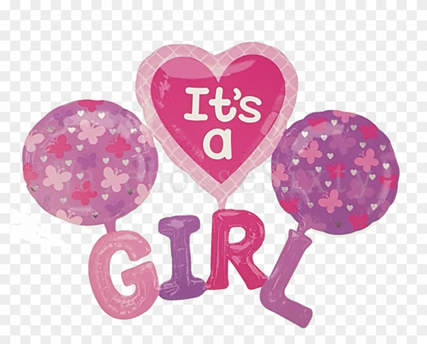 1024 X 984 6 - Balloons Its A Girl Clipart
