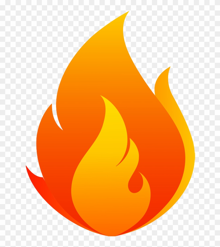 Post-fire Update Of The - Vector Flame Png Transparent Clipart #1492741