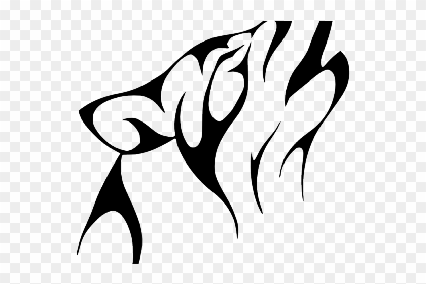 Tribal Tattoos Png Transparent Images - Wolf Tattoo Clipart