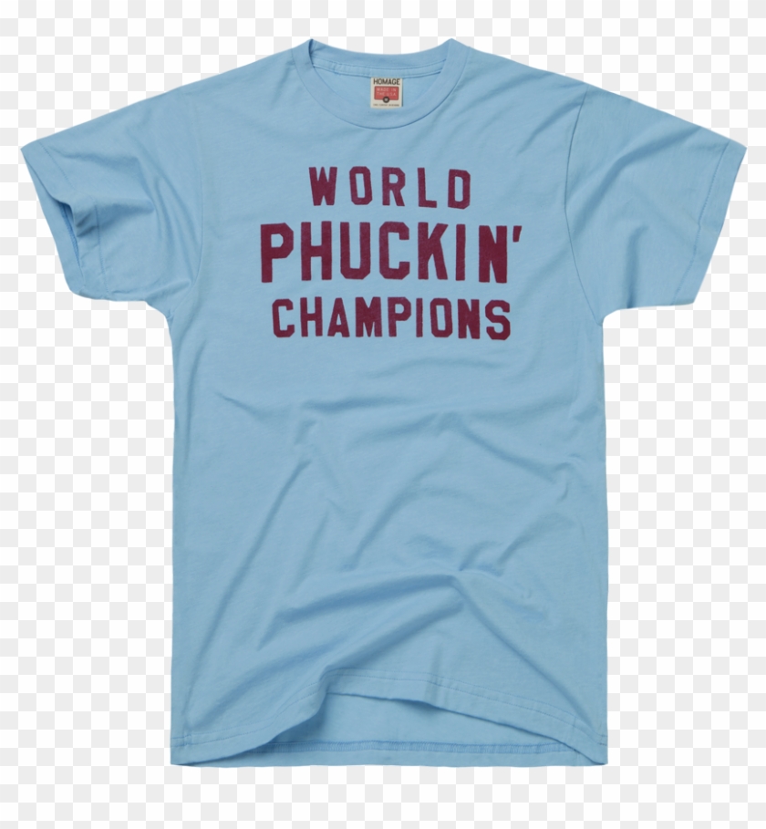 Homage Philadelphia Phillies World Phuckin' Champions - Active Shirt Clipart