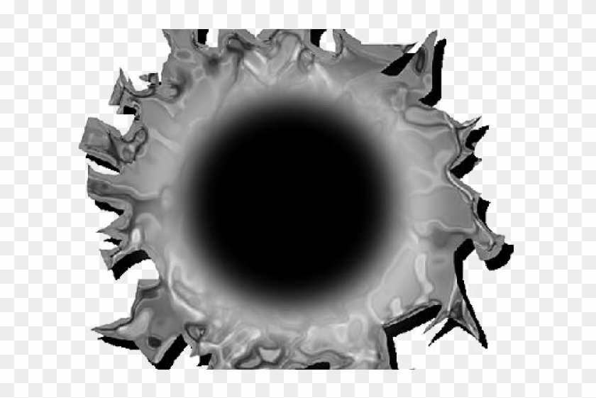 Bullet Hole Clipart Transparent Background - Gunshot Hole Png #1492986