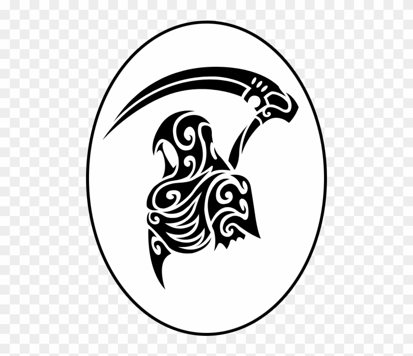 Freeuse Ankh Drawing Tribal - Tattoo Grim Reaper Simple Clipart