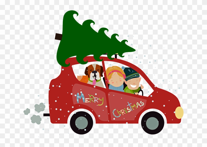 Christmas Bus Trip Clipart