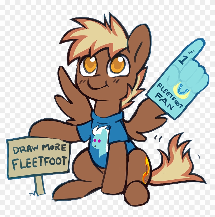 Celebi-yoshi, Clothes, Cute, Fleetfoot, Foam Finger, - Cartoon Clipart #1493851