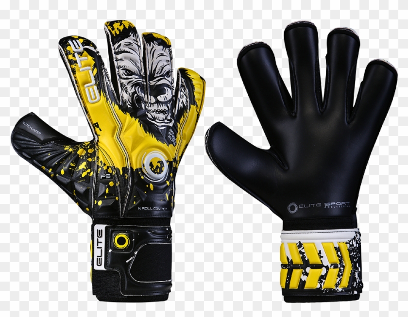 Elite Hunter Goalkeeper Gloves Clipart #1493877