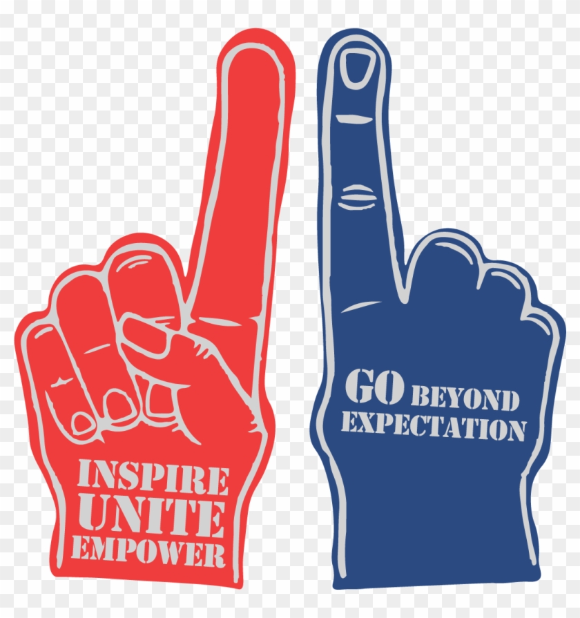 Foam Fingers - Home Depot Clipart #1493988