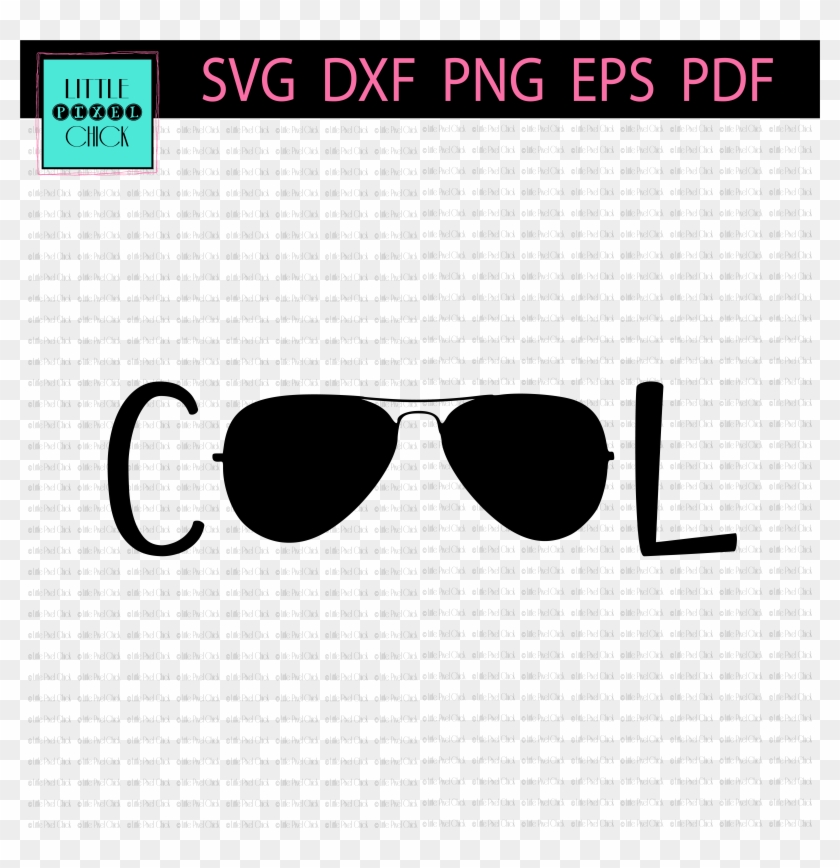 Cool Sunglasses - Graphic Design Clipart