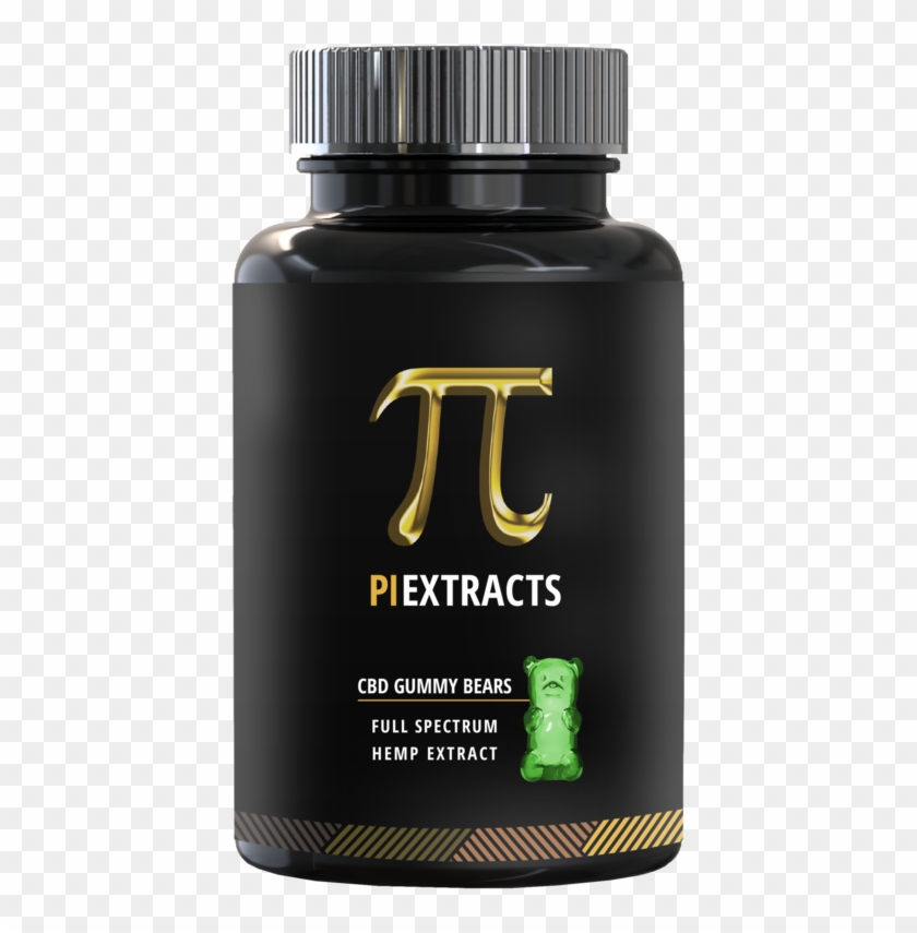 Cbd Gummy Bears - Glass Bottle Clipart