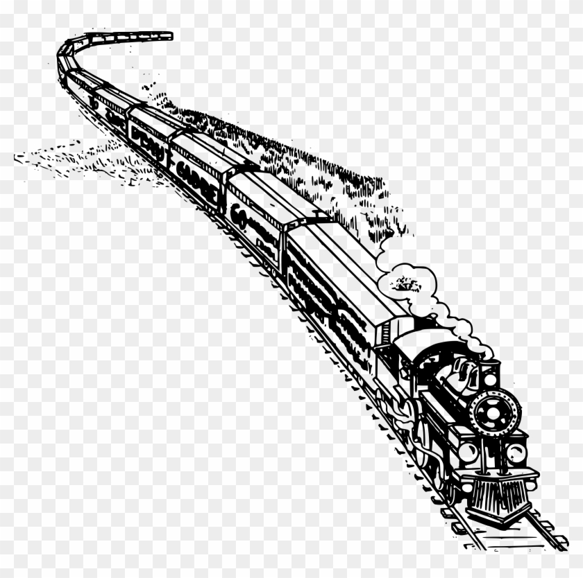 Big Image - Clipart Train Track - Png Download