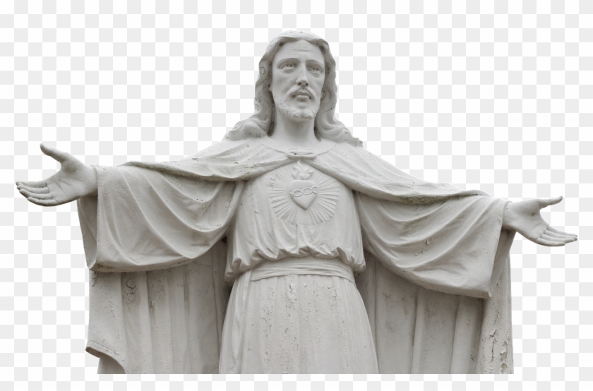Jesus Statue Sculpture - Jesus Clipart #1494596