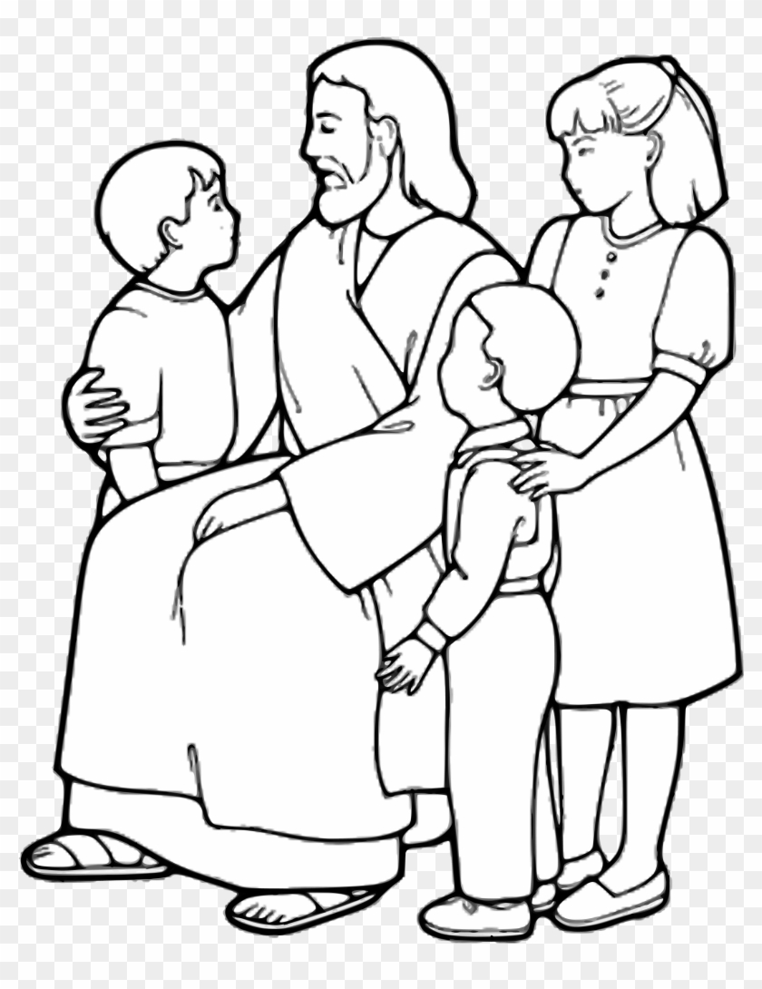 Free Printable Coloring Pages Of Jesus As A Child With - Coloring Pages Jesus Clipart #1494747