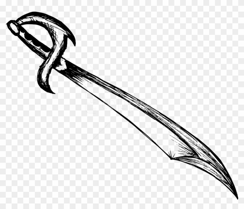 Free Png Sword Drawing Png - Sword Pictures For Drawing Clipart #1494892