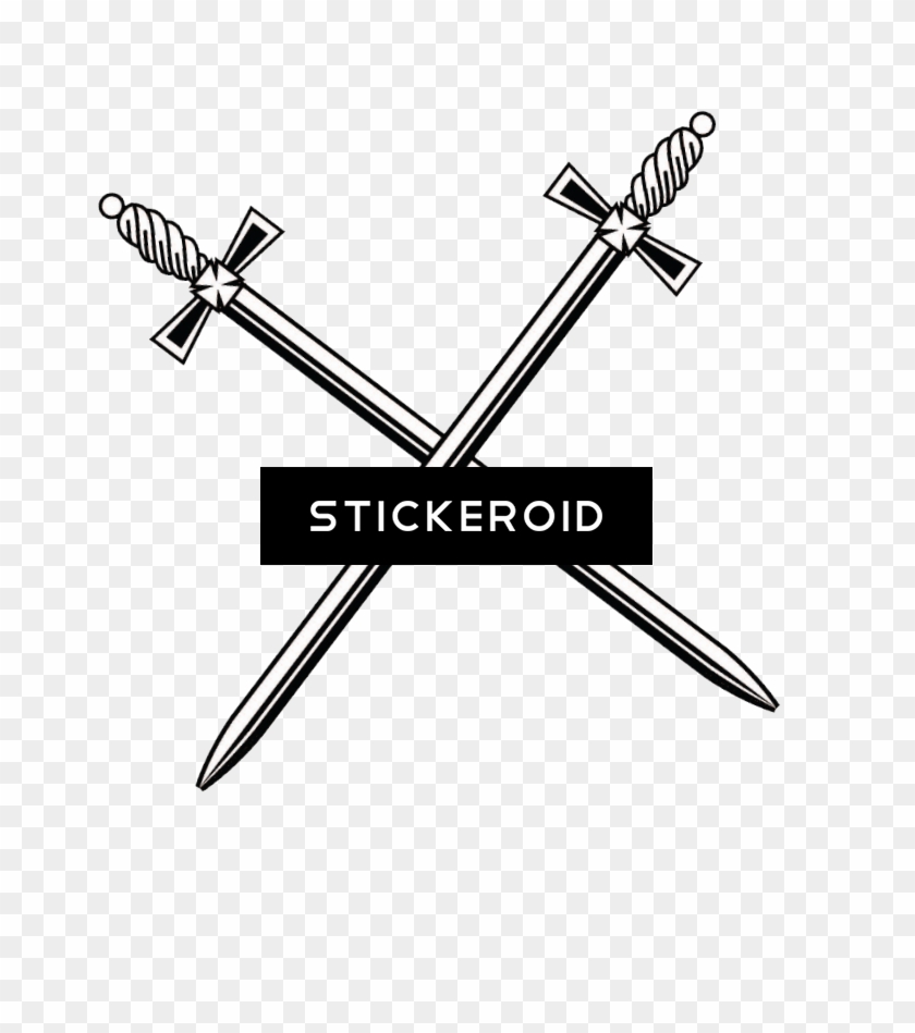715 X 869 1 - Sword Cross Png Clipart #1495074