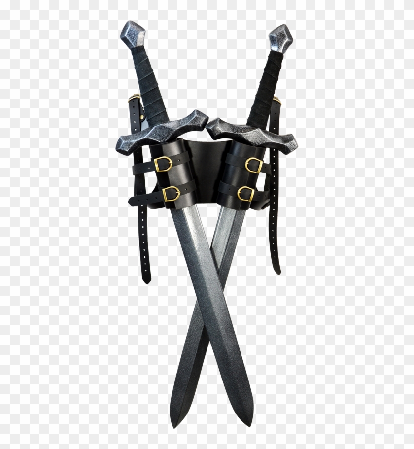Dual Sword Back Harness Clipart #1495316