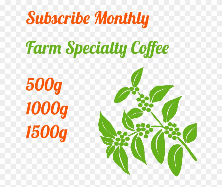 Subscribe Monthly Farm Specialty Coffee Clipart