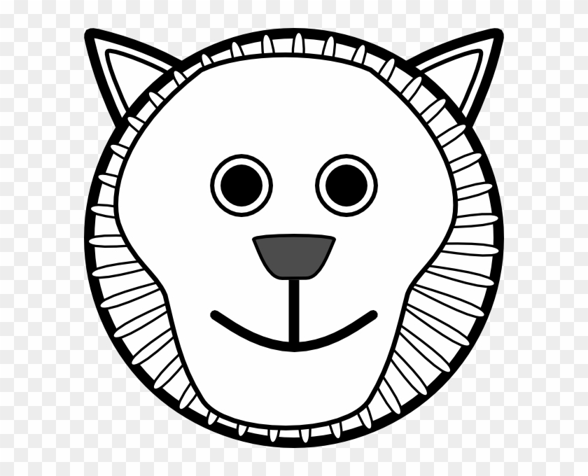 Lion Face Clip Art - Png Download