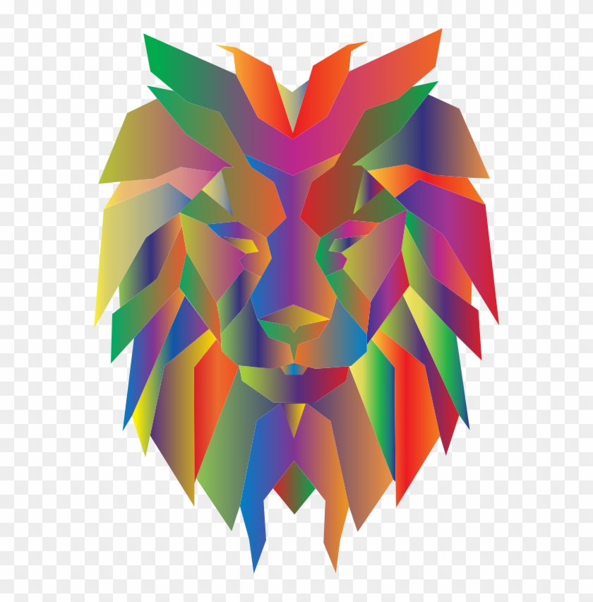 Medium Image - Prismatic Lion Png Clipart #1495617
