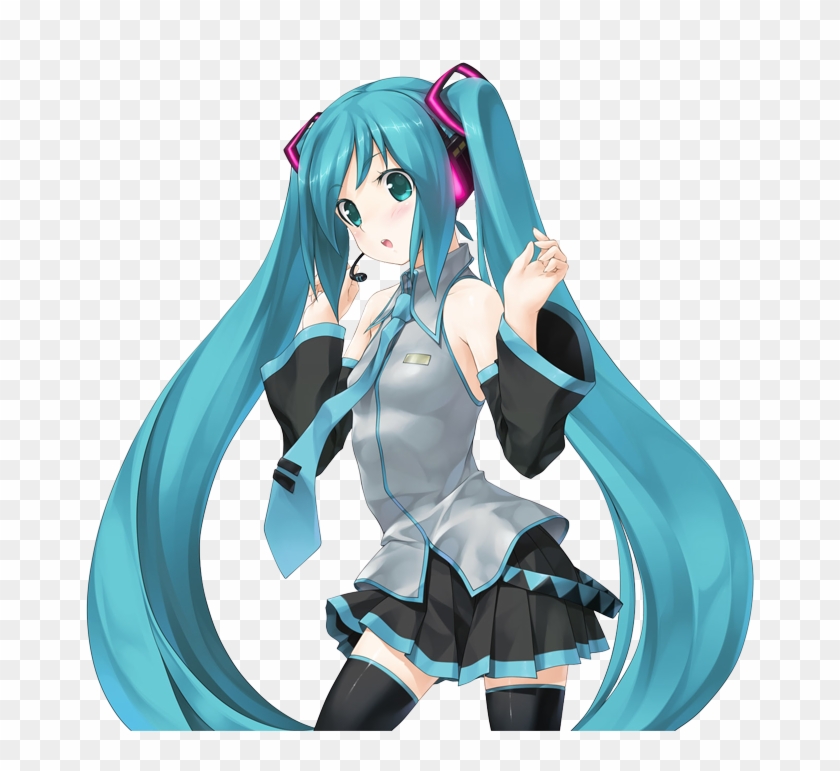 Hatsune Miku Transparent Png - Hatsune Miku Png Clipart #1495621