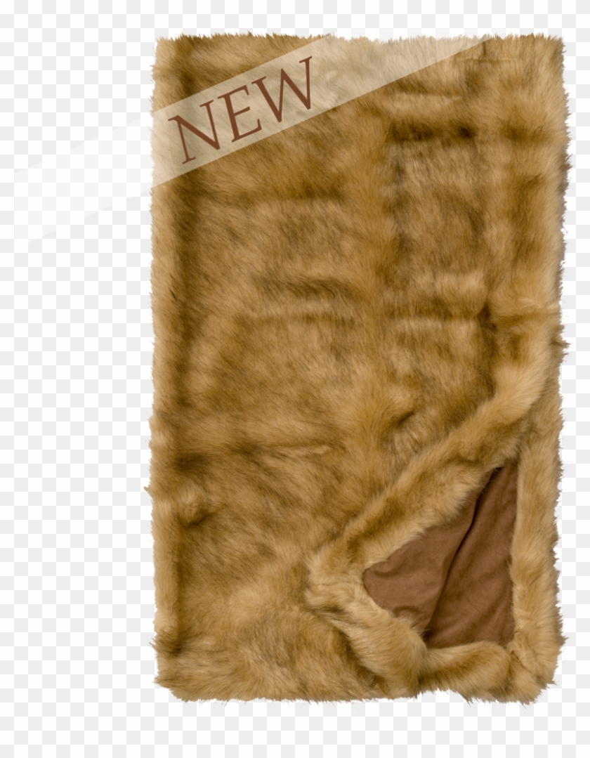 Mountain Lion Faux Fur Throw Clipart #1495993