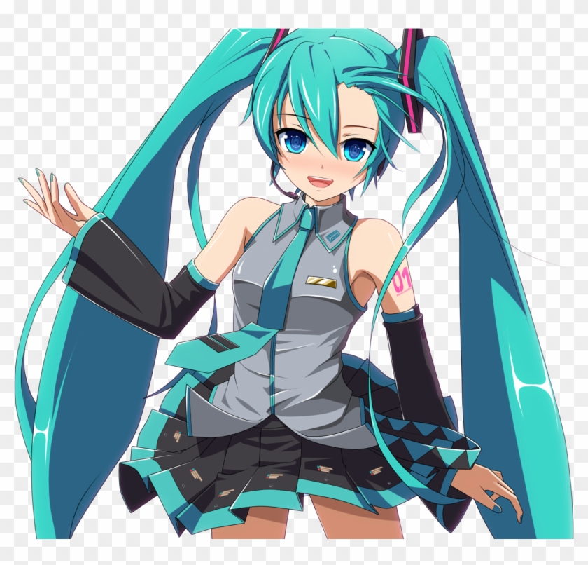 Download Png - Miku Hatsune Transparent Background Clipart