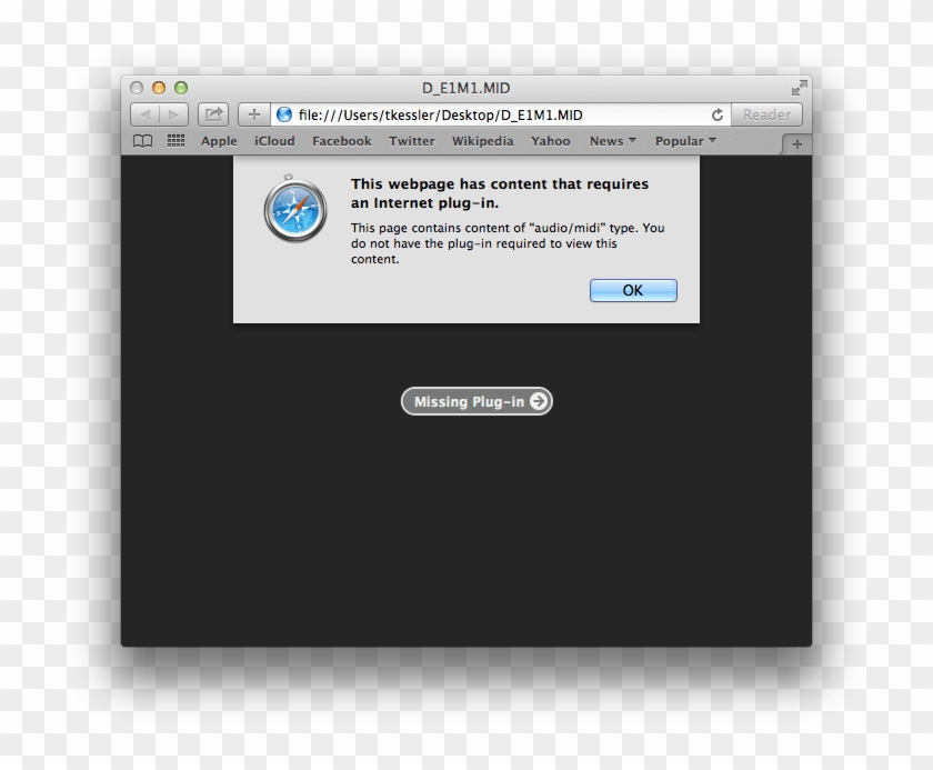 Enable Midi Playback In Web Browsers For Mavericks - Safari Version 10 Clipart #1496284