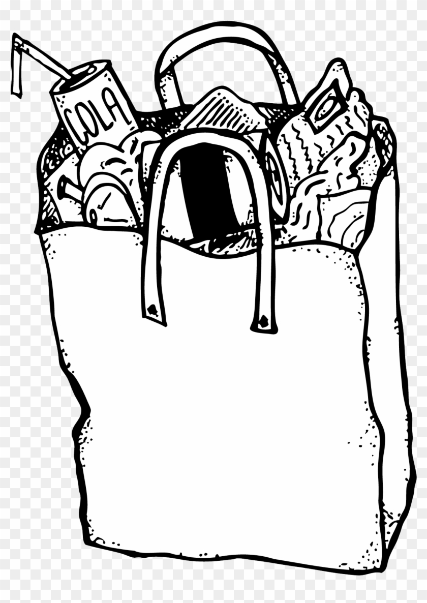 Trash Bag Drawing At Getdrawings - Tote Bag Clipart