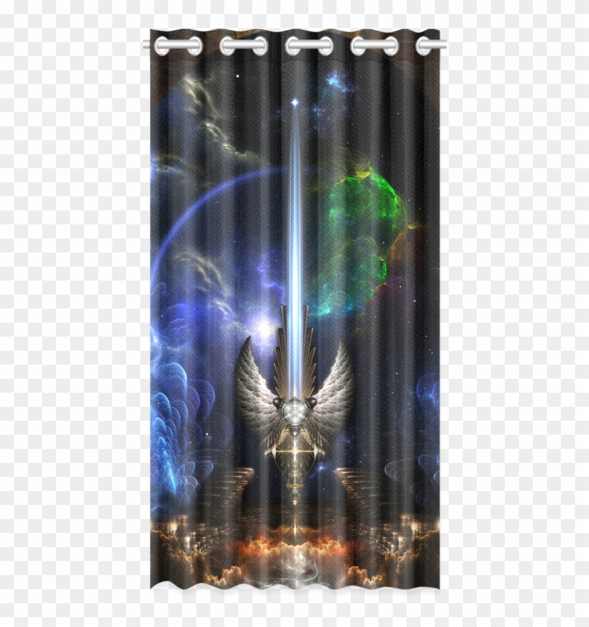 The Angel Wing Sword Of Arkledious Space New Window - Curtain Clipart