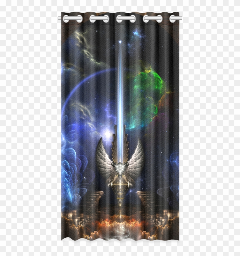 The Angel Wing Sword Of Arkledious Space New Window - Curtain Clipart #1496513