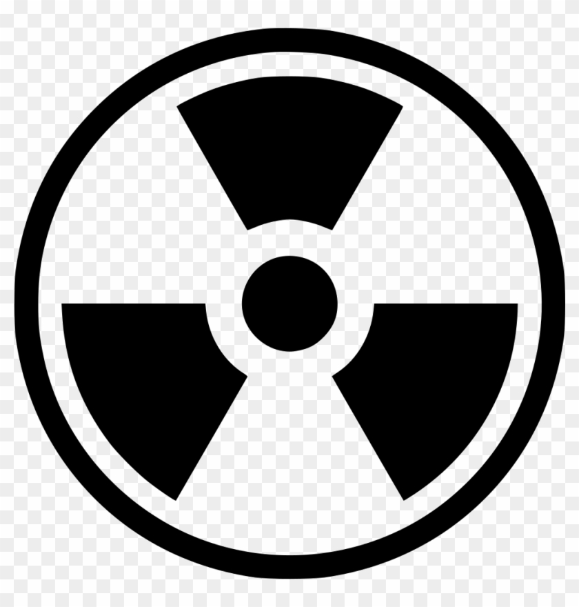 Radiation Png - Radiation Black And White Clipart #1497042