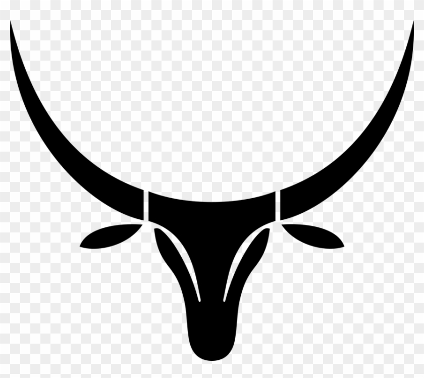 Cattle, Head, Symbol, Zebu - Zebu Clipart - Png Download #1497074