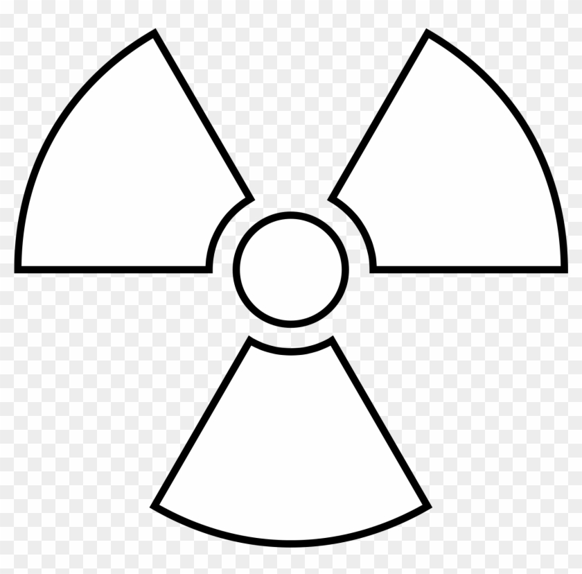File - Radioactive White - Svg - Vector Graphics Clipart #1497169