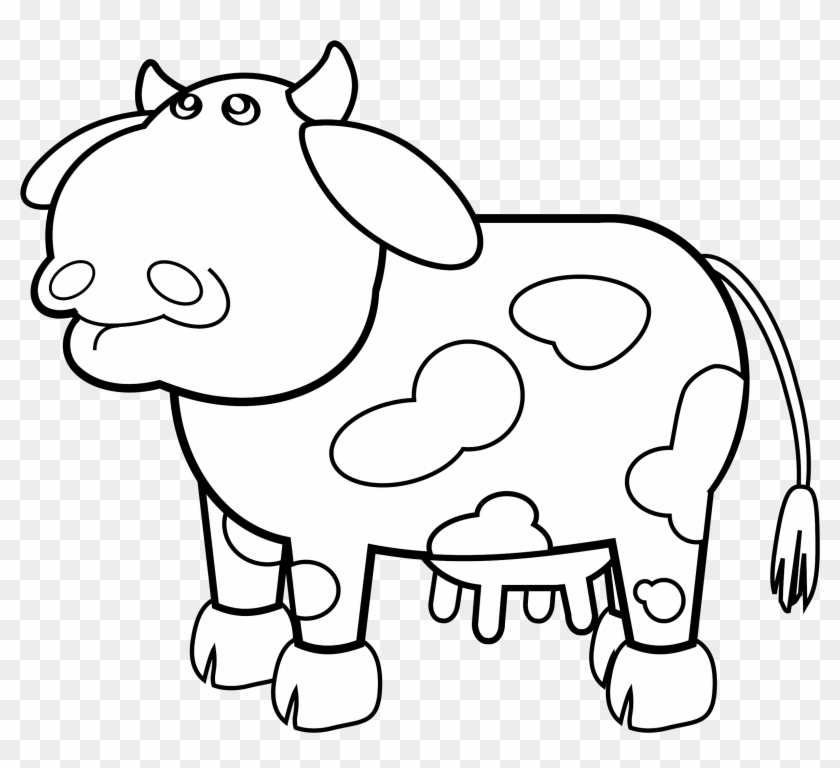 This Free Icons Png Design Of Cow Outline Clipart #1497206