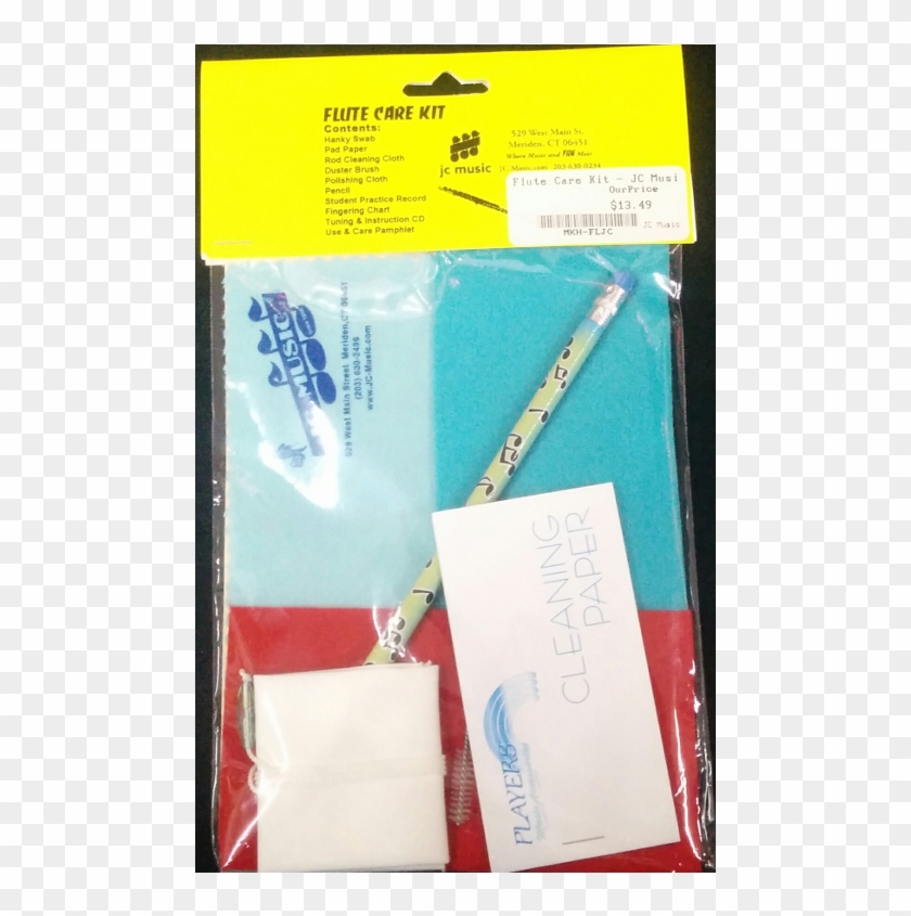 Flute Care Kit - Paper Clipart #1497522