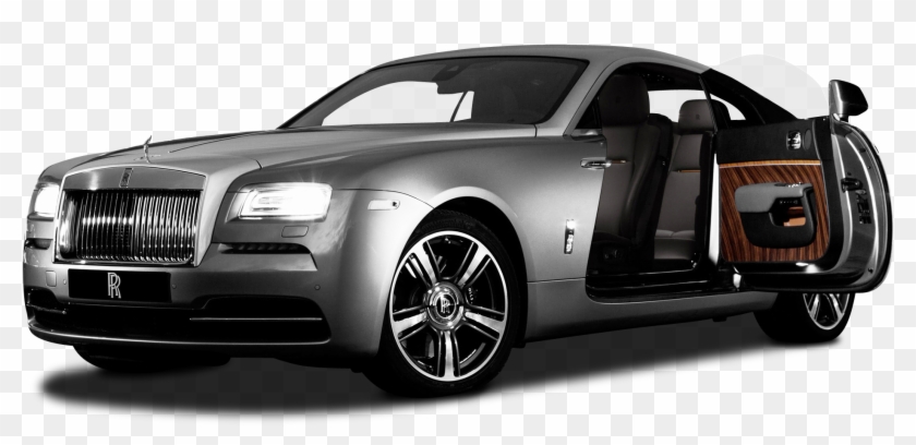 Rolls Royce Wraith Silver Car Png Image - Rolls Royce Motor Cars British Clipart #1497630