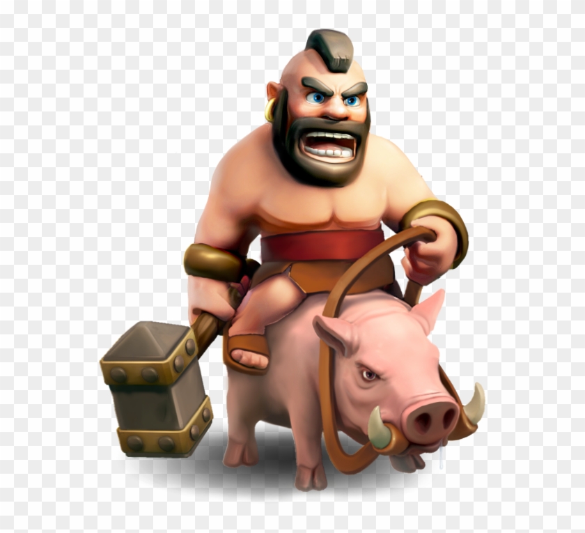 Clash Of Clans Clipart Hog Rider - Clash Of Clan Hog - Png Download