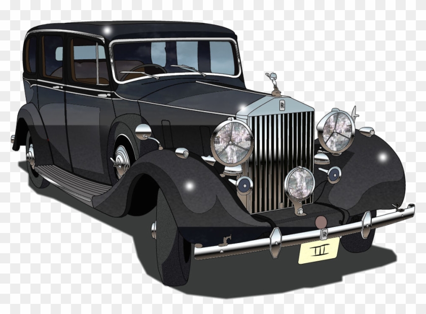 Rolls Royce Transparent Background - Rolls Royce Phantom 1936 Clipart