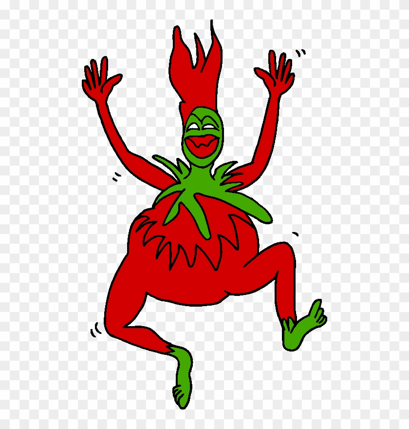 Input Happy Tomato Man Clipart