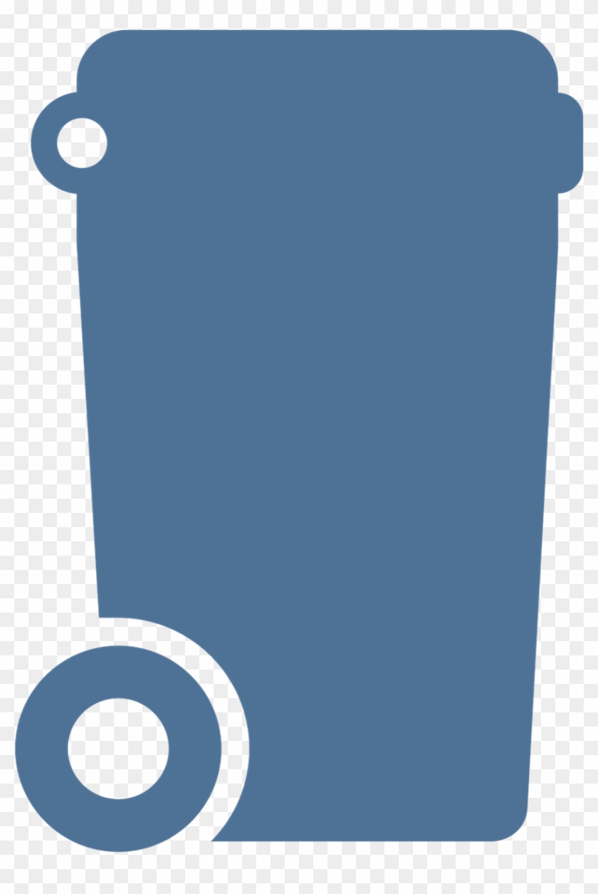 Trash Cart - Circle Clipart #1497918
