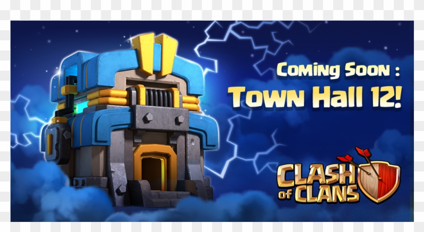 Clash Of Clans 12 Hall Clipart #1498082